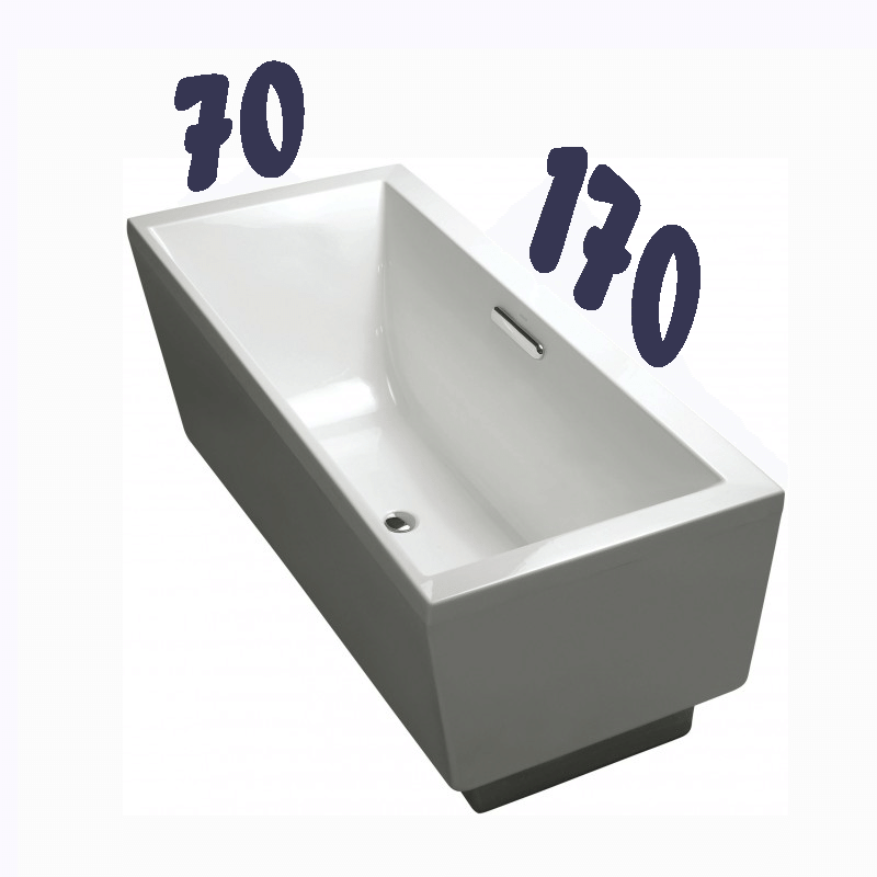 Чугунные ванны 170х70 см Jacob Delafon