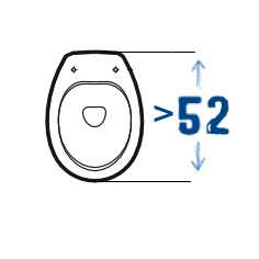 Стандартные приставные унитазы Jacob Delafon