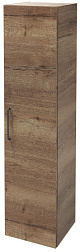 Шкаф-колонна Odeon Rive Gauche 40х34х147 см, 3 полки, дуб табак, ручка - черный, правый, подвесной монтаж EB2570D-R9-E52 Jacob Delafon