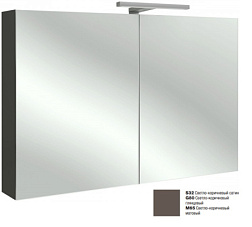 Зеркало 100х65 см, с подсветкой, светло-коричневый лак, с подсветкой EB797RU-G80 Jacob Delafon