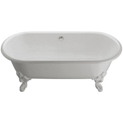 Чугунная ванна Cleo 175х80 см, отдельностоящая, овальная, антискользящее покр. E2901N-00 Jacob Delafon