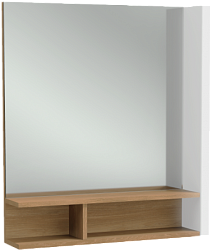 Зеркало Terrace 60х68,5 см, справа, с полкой, с подсветкой EB1180D-NF Jacob Delafon