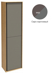 Шкаф-колонна Rythmik pure 40х25х150 см, серо-коричневый матовый, 4 съемные полки, 1 фиксированная полочка, 2 дверцы, левый, подвесной монтаж EB1774G-M65 Jacob Delafon