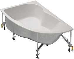 Акриловая ванна Micromega Duo 150х100 см, левосторонняя, с каркасом и панелью, асимметричная E60221-00 Jacob Delafon
