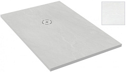 Поддон Singulier 120х90х3 см, белый, матовый, антискользящее покрытие, прямоугольный, Neoroc E67023-SHM Jacob Delafon