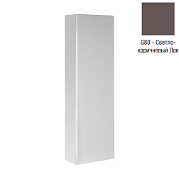 Шкаф-колонна Rythmik 30х13,5х96 см, светло-коричневый блестящий, 1 дверца, 2 полки, правый, подвесной монтаж EB1059D-G80 Jacob Delafon