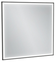 Зеркало 80х80 см, цвет рамы чёрный сатин, с подсветкой EB1435-S14 Jacob Delafon