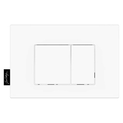 Клавиша смыва прямоугольная, пластик, механическая, белая E38065-00 Jacob Delafon