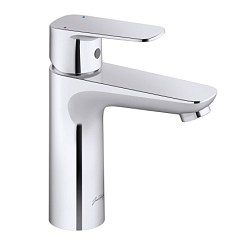 Смеситель для умывальника July+ неповоротный излив, с донным клапаном E35664-4-CP Jacob Delafon