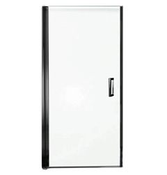 Душевая дверь Contra 80х200 см, матовый, 6 мм, черный профиль E22T81-BL Jacob Delafon