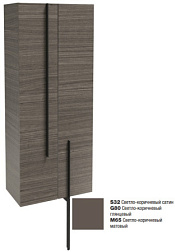 Шкаф-колонна Nouvelle Vague 60х34х147 см, 1 ящик + 3 полки, светло-коричневый сатин, подвесной монтаж EB3046RU-S32 Jacob Delafon