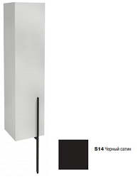 Шкаф-колонна Nouvelle Vague 35х34х147 см, 3 полки, черный сатин, правый, подвесной монтаж EB3047G-S14 Jacob Delafon