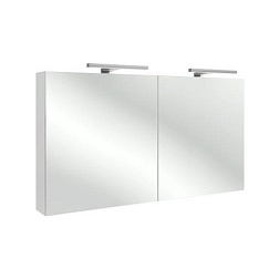 Зеркало 120х65 см, белый блестящий, с подсветкой EB798RU-G1C Jacob Delafon