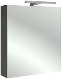 Зеркало 60х65 см, розетка, правссторонний, белый глянцевый, с подсветкой EB1362D-N18 Jacob Delafon