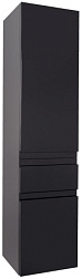 Шкаф-колонна Madeleine 35х34х147 см, чёрный матовый, левый, подвесной монтаж EB2069G-J53 Jacob Delafon