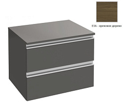 Тумба для ванной Vox ореховое дерево, 2 ящика, подвесной монтаж 60х46,5х47 см EB2060-RA-E16 Jacob Delafon