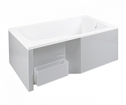 Фронтальная панель для ванны Bain-Douche Malice 160 см, объединенная с боковой E6D067-00 Jacob Delafon