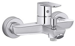 Настенный смеситель July+ неповоротный излив, с выходом на душ (без лейки) E35671-4-CP Jacob Delafon