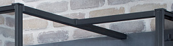 Штанга для душа Nouvelle Vague 120 см, чёрный цвет E94BW120-BLV Jacob Delafon