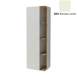 Шкаф-колонна Terrace 50х35х150 см, жасмин сатин, с 4 полочками, с нишей, левый, подвесной монтаж EB1179G-S24 Jacob Delafon
