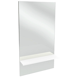 Зеркало Struktura 59х107,2 см, с белой полкой EB1212-N18 Jacob Delafon