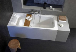 Сиденье для ванны Elite 80 см, натуральный дуб E6D073-P6 Jacob Delafon