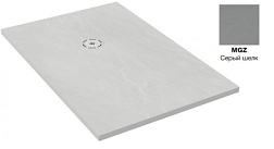 Поддон Singulier 170х90х3 см, антискользящее покрытие, серый шелк, прямоугольный, Neoroc E67028-MGZ Jacob Delafon