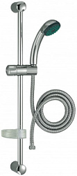 Душевой гарнитур Eo с ручным душем, штангой, мыльницей, шлангом, 1 режим E14320-CP Jacob Delafon