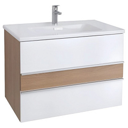 Модуль под раковину Lucien 79,8х46,1х58,4 см, белый лак/дуб корбридж EB2057-E76-J5 Jacob Delafon