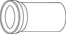 Патрубок для унитаза диаметр 110 см E6275-NF Jacob Delafon