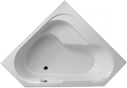 Акриловая ванна Bain-douche 145х145 см, с антискользящим покрытием, левосторонняя, угловая симметричная E6222-00 Jacob Delafon