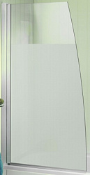 Шторка для ванны Serenity 80х145 см, матовая, поворотная E4933-GA Jacob Delafon